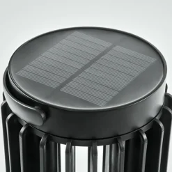 hofstein Lampe solaires Rossina LED Noir, 1 lumière