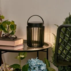 hofstein Lampe solaires Rossina LED Noir, 1 lumière