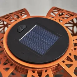 Luminaires Orientaux-hofstein Lampe solaires Wasalea LED Bronze, Noir, 1 lumière