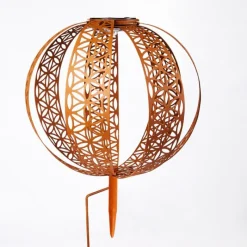 Luminaires Orientaux-hofstein Lampe solaires Wasalea LED Bronze, Noir, 1 lumière