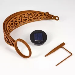 Luminaires Orientaux-hofstein Lampe solaires Wasalea LED Bronze, Noir, 1 lumière