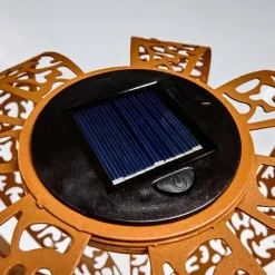 Luminaires Orientaux-hofstein Lampe solaires Wasalea LED Bronze, Noir, 1 lumière