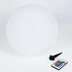 hofstein Lampe solaires Ykullen LED Noir, 1 lumière, Télécommandes, Changeur de couleurs