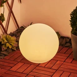 hofstein Lampe solaires Ykullen LED Noir, 1 lumière, Télécommandes, Changeur de couleurs