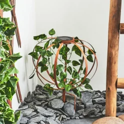 Lampes À Boules-hofstein Lampe solaires Yonkers LED Vert, Rouille, 1 lumière