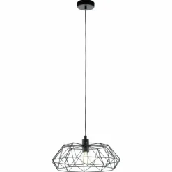 Luminaires Eglo Lampe suspendue Eglo CARLTON 2 Noir, 1 lumière* Suspensions