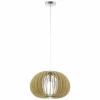 Luminaires Scandinaves-Luminaires Eglo Lampe suspendue Eglo COSSANO Nickel mat, 1 lumière
