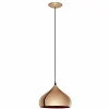 Luminaires Scandinaves-Luminaires Eglo Lampe suspendue Eglo HAPTON Cuivre, 1 lumière