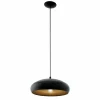 Luminaires Scandinaves-Luminaires Eglo Lampe suspendue Eglo MOGANO 1 Cuivre, Noir, 1 lumière
