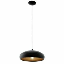 Luminaires Scandinaves-Luminaires Eglo Lampe suspendue Eglo MOGANO 1 Cuivre, Noir, 1 lumière