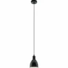 Lampes Vintages & Rétros-Luminaires Eglo Lampe suspendue Eglo PRIDDY Noir, Blanc, 1 lumière
