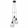 Luminaires Eglo Lampe suspendue Eglo TARBES Noir, 3 lumières* Suspensions