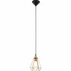 Lampes Vintages & Rétros-Luminaires Eglo Lampe suspendue Eglo TARBES Noir, 1 lumière
