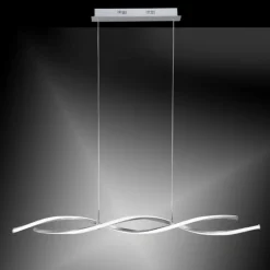 Luminaires Paul Neuhaus Lampe suspendue Paul Neuhaus POLINA LED Acier inoxydable, 2 lumières* Éclairage Led