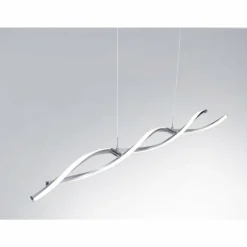 Luminaires Paul Neuhaus Lampe suspendue Paul Neuhaus POLINA LED Acier inoxydable, 2 lumières* Éclairage Led