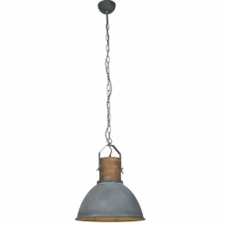 Lampes En Bois-Luminaires Brilliant Lampe suspension Brilliant FRIEDA Bois foncé, 1 lumière