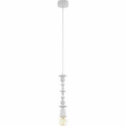Lampes Vintages & Rétros-Luminaires Eglo Lampe suspension Eglo AVOLTRI Blanc, 1 lumière