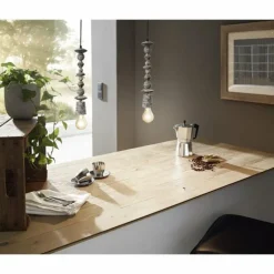 Lampes Vintages & Rétros-Luminaires Eglo Lampe suspension Eglo AVOLTRI Noir, 1 lumière