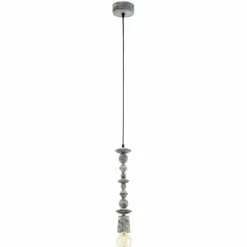 Lampes Vintages & Rétros-Luminaires Eglo Lampe suspension Eglo AVOLTRI Noir, 1 lumière