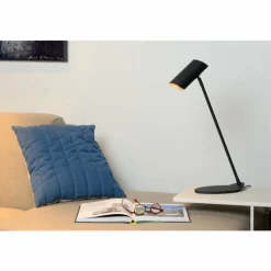 Luminaires Scandinaves-Luminaires Lucide Lampes de table Lucide HESTER Noir, 1 lumière