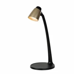 Lampes Dorées-Luminaires Lucide Lampes de table Lucide LUDO LED Noir, 1 lumière