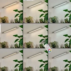 hofstein lampes pour bandeaux Raivo LED Noir, Argenté, 1 lumière, Télécommandes, Changeur de couleurs