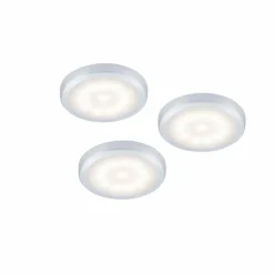 Luminaires Leuchten Direkt lampes pour bandeaux Leuchten Direkt THEO LED Argenté, 3 lumières* Éclairage Led