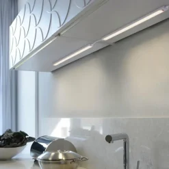 Luminaires Paul Neuhaus lampes pour bandeaux Paul Neuhaus AMON LED Argenté, 1 lumière, Détecteur de mouvement* Éclairage Led