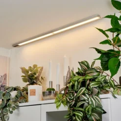 hofstein lampes pour bandeaux set x 2 Raivo LED Noir, Argenté, 2 lumières, Télécommandes, Changeur de couleurs