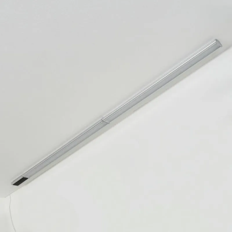 hofstein lampes pour bandeaux set x 2 Raivo LED Noir, Argenté, 2 lumières, Télécommandes, Changeur de couleurs