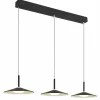Luminaires Globo Lighting Lampone Suspension LED Noir, 1 lumière* Éclairage Led