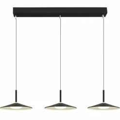 Luminaires Globo Lighting Lampone Suspension LED Noir, 1 lumière* Éclairage Led