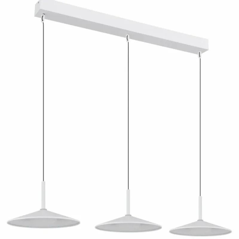 Luminaires Globo Lighting Lampone Suspension LED Blanc, 1 lumière* Suspensions