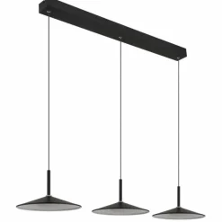 Luminaires Globo Lighting Lampone Suspension LED Noir, 1 lumière* Éclairage Led