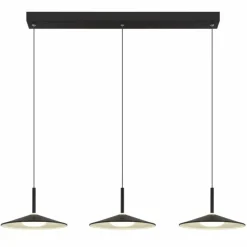 Luminaires Globo Lighting Lampone Suspension LED Noir, 1 lumière* Éclairage Led