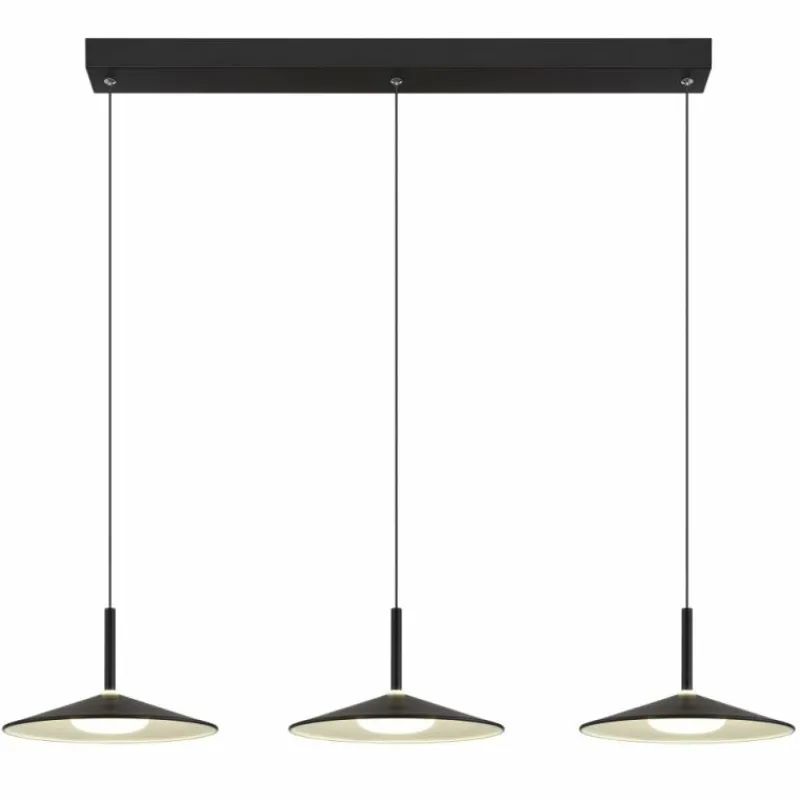 Luminaires Globo Lighting Lampone Suspension LED Noir, 1 lumière* Éclairage Led
