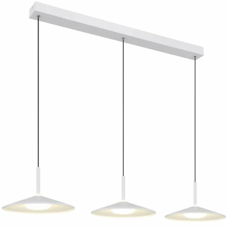 Luminaires Globo Lighting Lampone Suspension LED Blanc, 1 lumière* Éclairage Led