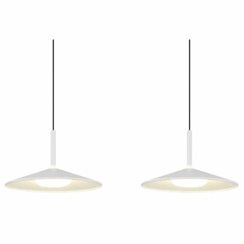 Luminaires Globo Lighting Lampone Suspension LED Blanc, 1 lumière* Éclairage Led