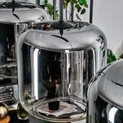 hofstein Lauden Suspension Chrome, Clair, 4 lumières