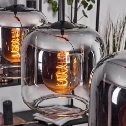 hofstein Lauden Suspension Chrome, Clair, 3 lumières