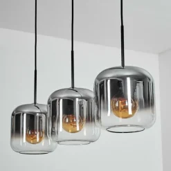 hofstein Lauden Suspension Chrome, Clair, 3 lumières