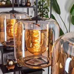 hofstein Lauden Suspension Noir, 4 lumières