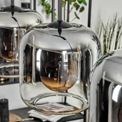 hofstein Lauden Suspension Noir, 4 lumières