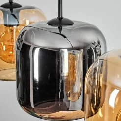 hofstein Lauden Suspension Noir, 4 lumières