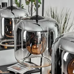 hofstein Lauden Suspension Noir, 5 lumières