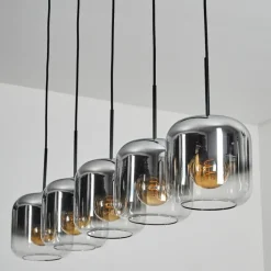 hofstein Lauden Suspension Noir, 5 lumières