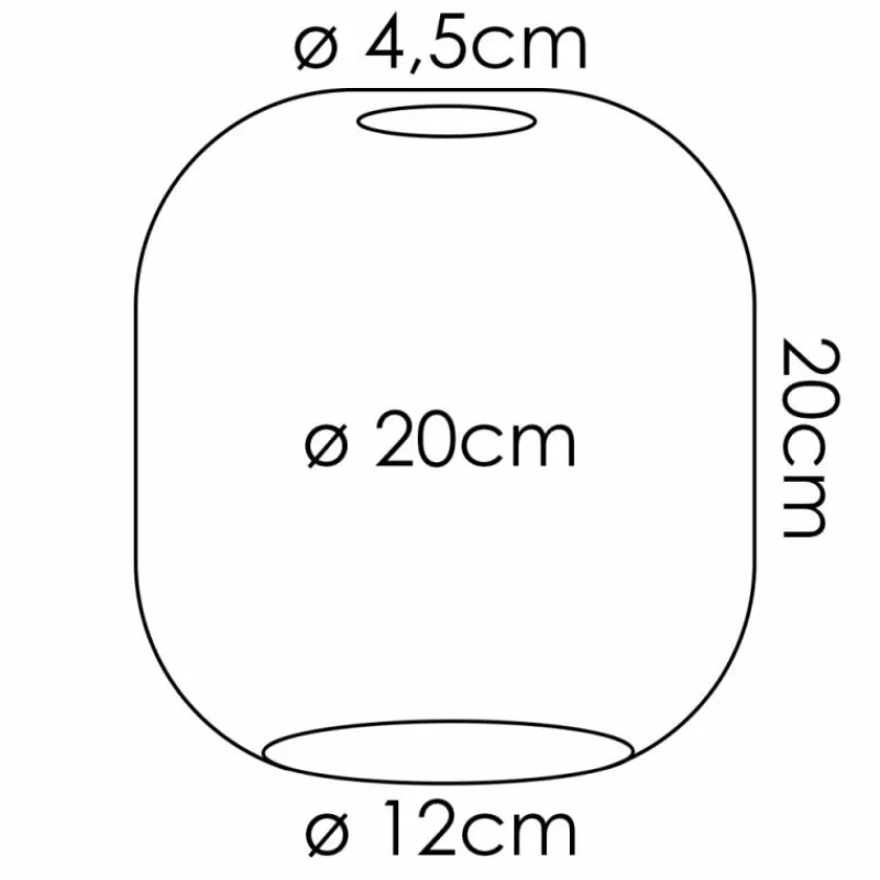 hofstein Lauden Verre de rechange 20 cm Clair