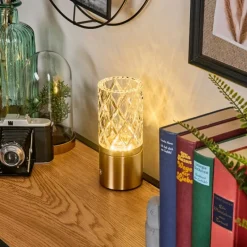 hofstein Lauter Lampe à poser LED Laiton, 1 lumière