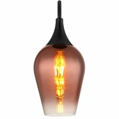 Luminaires Globo Lighting Lavus Applique murale Noir, 1 lumière