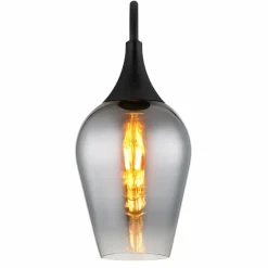 Luminaires Globo Lighting Lavus Applique murale Noir, 1 lumière